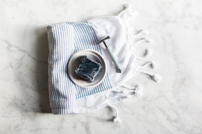 safety razor zero waste stock photo by Wellness Stock Shop