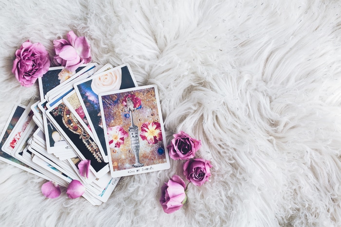 oracle and tarot stock photos