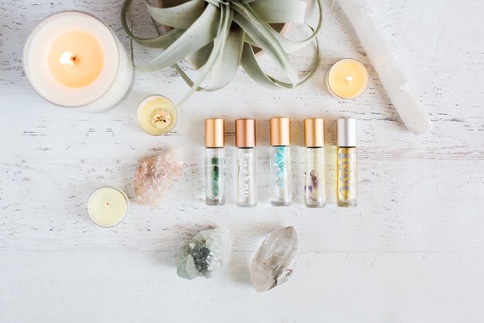essential oil crystal stock photo by Wellness Stock Shop