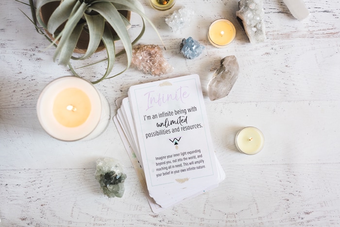 Oracle and Tarot stock photo