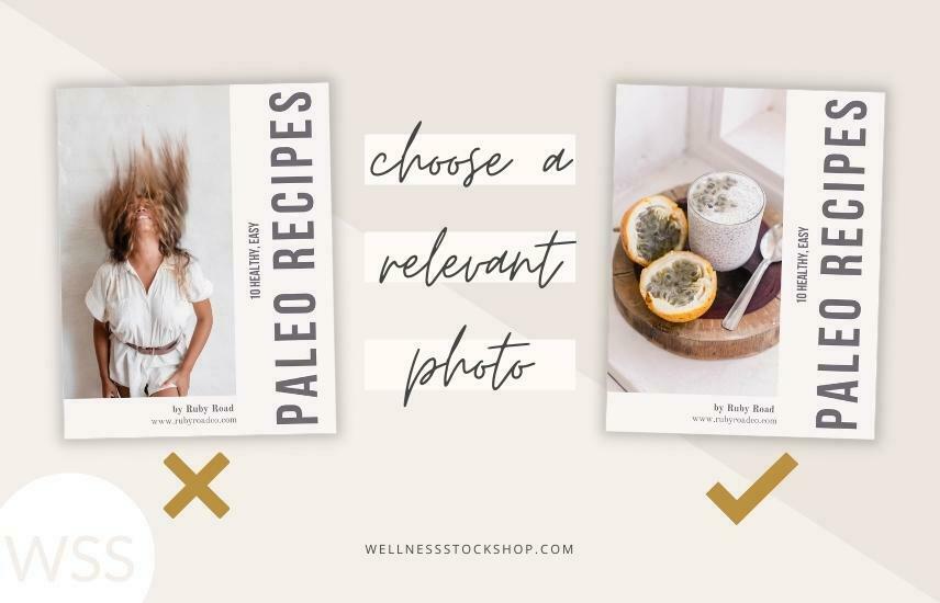 Be sure to choose relevant photos to your topic or brand theme