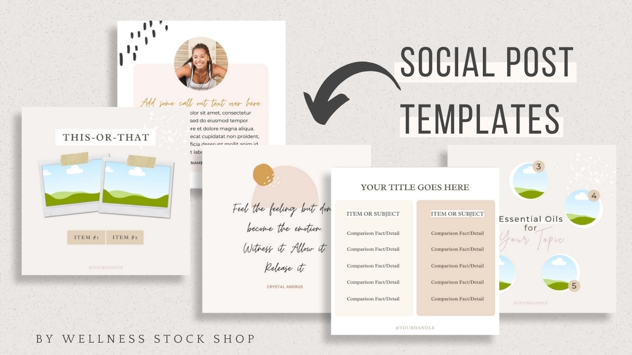 Canva Templates for Instagram These beautiful social templates for Instagram are customizable in Canva