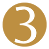 Website Icon Number 3 Circle