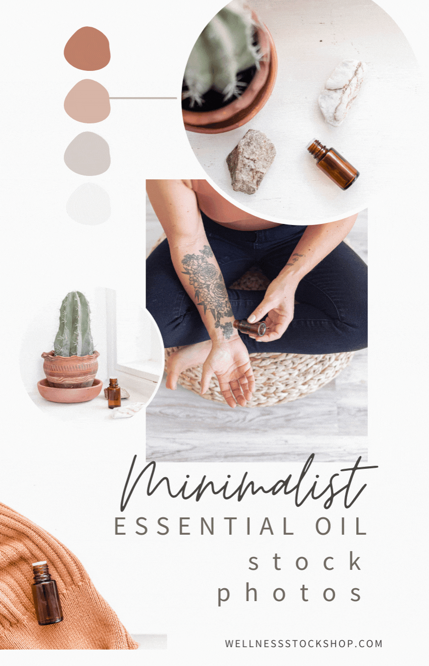 Minimalist Essential Oil Stock Photos