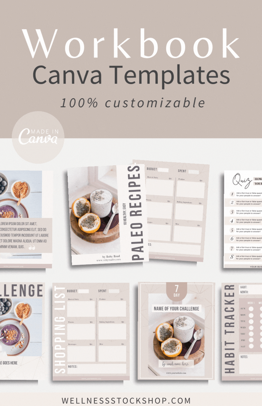Canva Workbook Templates For Course Creators