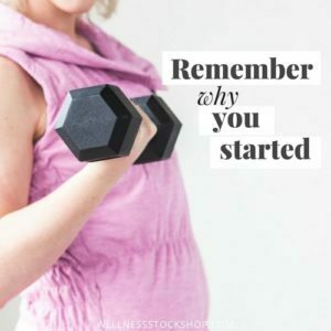 Remember Why You Started health coach photo quote by Wellness Stock Shop